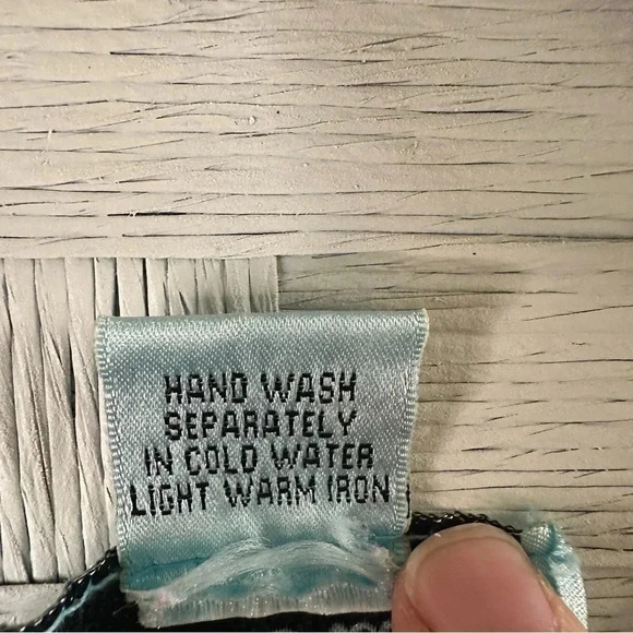 Jessica Taylor Beach Cover-Up Dress plus Size2X Tie Dye Blue Embroidery Boho - Picture 5 of 6